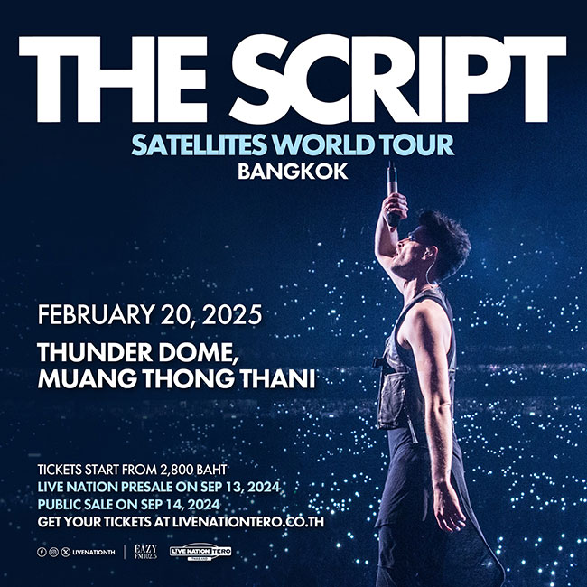 The Script Satellites World Tour in Bangkok