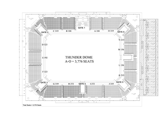 Thunder Dome 2nd Floor Plan