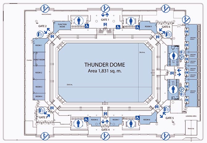 Thunder Dome 1st Floor Plan